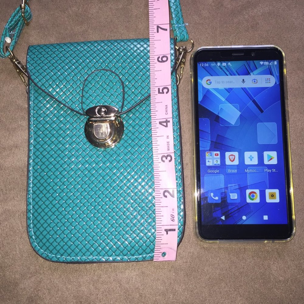 Mini Cross-body Purse - (Turq.) - Picture 4 of 6